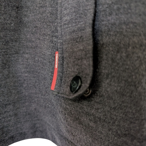 Icebreaker 380 Pure Plus Jacket Merino Wool Winter Coat Grey Men's size Large - Picture 6 of 16